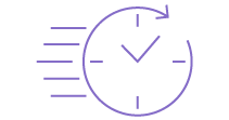 Rapid Turnaround Time Icon